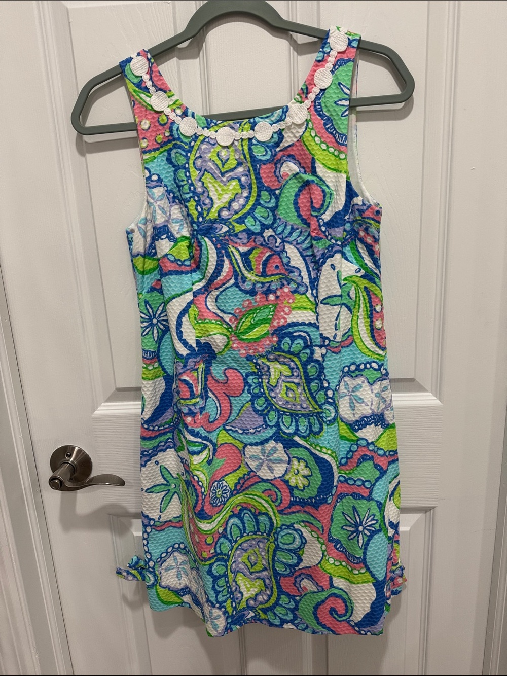 Lilly Pulitzer Paisley Zip-Front Sleeveless Mini in Blue, Green & Pink